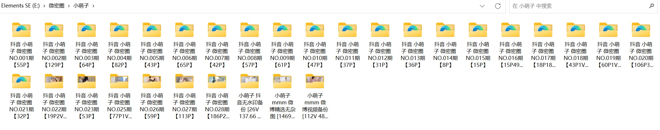 小萌子—微密图片视频合集【持续更新】